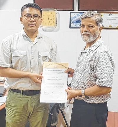 Dr Kangabam Romeo appointed as director of National Adventure Foundation, Manipur Chapter