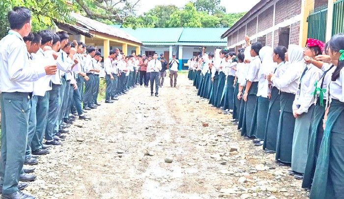 Students rally for 'right to education'