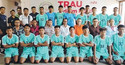 TRAU distributes new jerseys to Durand Cup team
