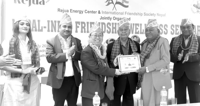 UNACCO chief honoured at Nepal-India meet