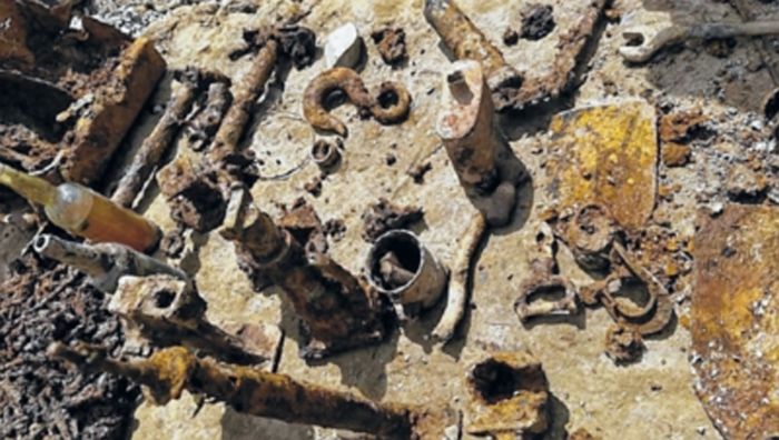 Artefacts suspected to be from WWH era found