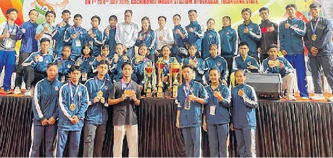 Manipur crowned overall team champions of 24th Junior National Wushu Championships