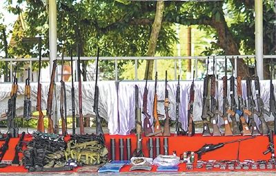 86 weapons seized with 974 rounds of ammo from valley