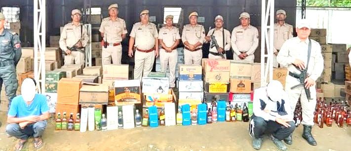 ₹ 39 L drug money, ₹ 55 L liquor seized; 3 held