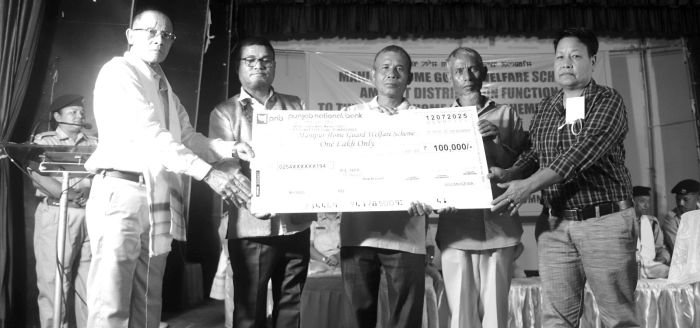 Scheme benefits distributed to retired home guards