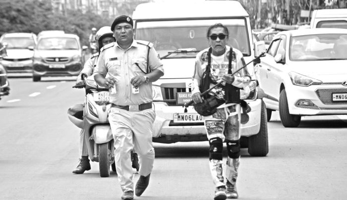 Activist completes five-district walk for green cause