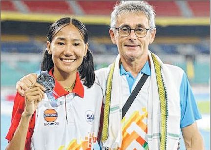 Huidrom Bhumeshwori bags silver at National Inter State Athletics C'ship
