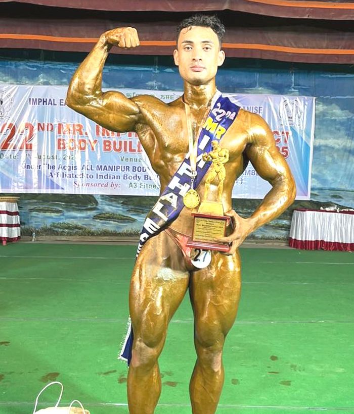 Chongtham Bluncely Meitei clinched the coveted Mr Imphal East 2025 title :: August 09 2025
