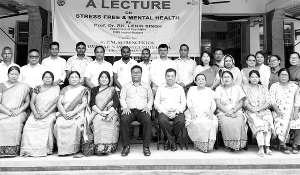JNV, Chandel hosts lecture on stress-free living