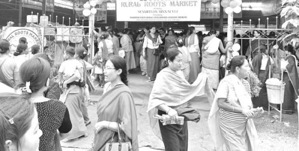 'Rural Roots Market' set up at Leimapokpam