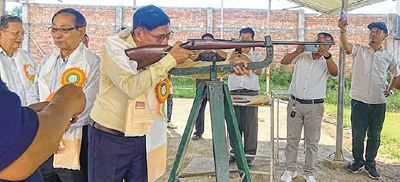 13th Imphal West District Shooting Competition underway