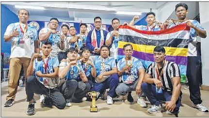 W Lanchenba, M Rama and Kh Budha seal top honours in 42nd National Arm Wrestling Championship