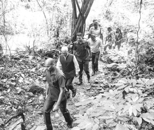Governor inaugurates Keithel, visits waterfall