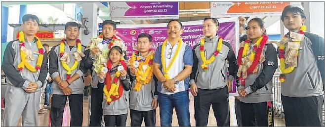 State wushu players return with five medals from Junior Asian Wushu C'ships