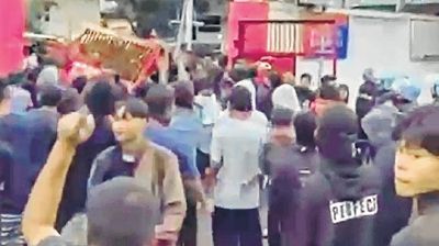 Tension grips CCpur, police station attacked