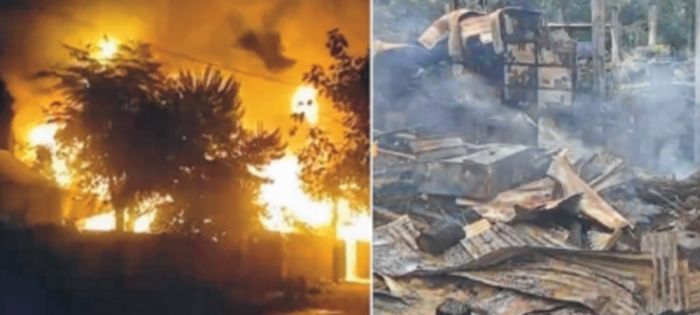CCpur mob sets ablaze house of KNO leader