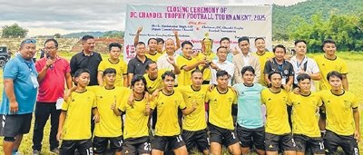 Damjol YC emerge Chandel 1st Division Football champions