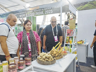 Manipur food industries catch eyes at Delhi World Food India 2025