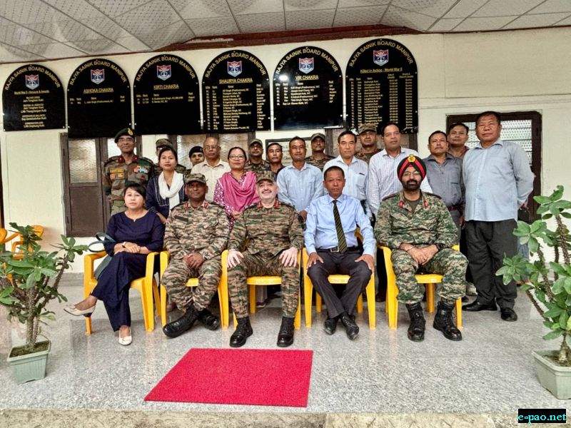 GOC 3 Corps visits Rajya Sainik Board, Manipur