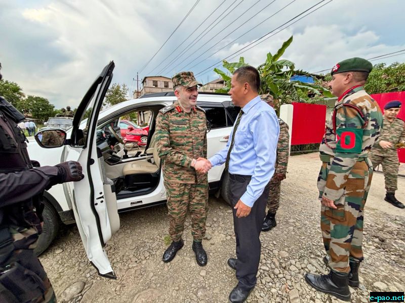 GOC 3 Corps visits Rajya Sainik Board, Manipur