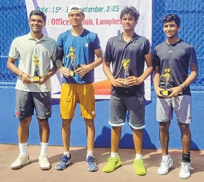 Double delight for Aditya Balsekar in ATTA National Ranking Tennis tourney