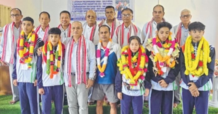 Oinam Kendra Development Orgn fetes local kickboxers