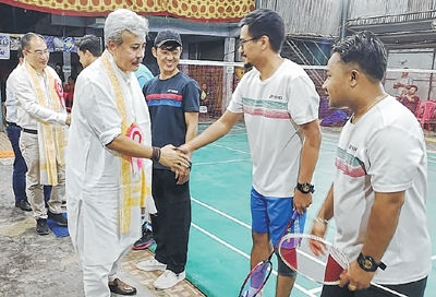 2nd Non-State Badminton Tournament underway