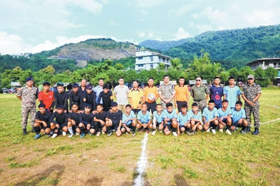 CRPF hosts Inter-School Football tourney in Noney