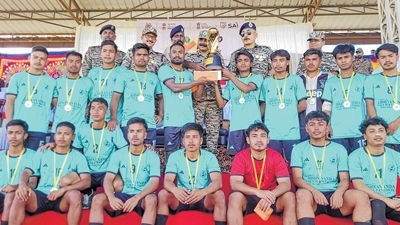 DLC Heirok seal CRPF-organised football tournament title