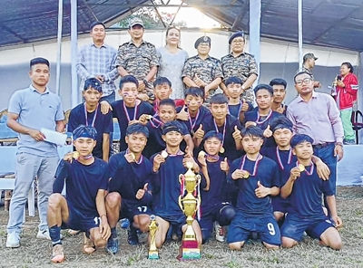 Longmai-II's EEV emerge winners of Inter-School Football Tournament