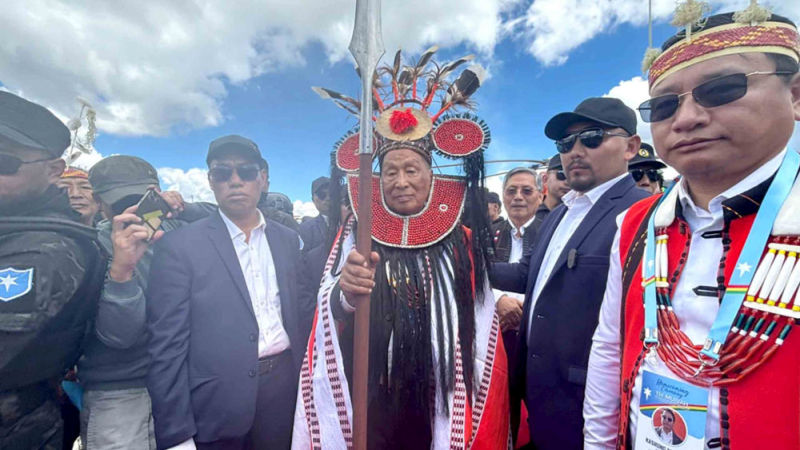 Thousands converge at Ukhrul to roll out red carpet for Ato Kilonser