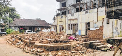 Red Land building demolished