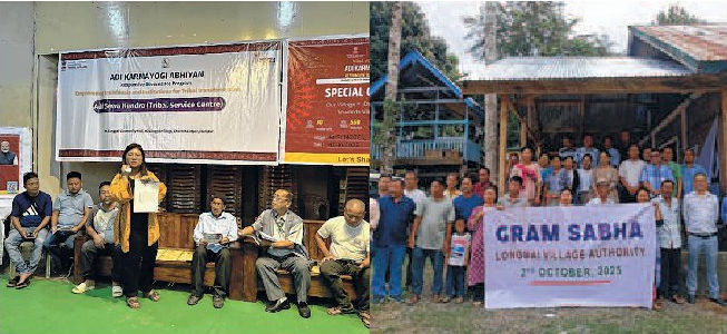 Village Action Plans framed during special Gram Sabhas held in CCpur, Noney and Chandel