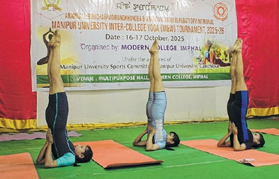 MU Inter College Yoga Tournaments underway