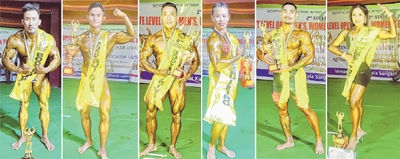 2nd A3 Classic 2025 : Keithellakpam Malemnganba, Chongtham Bidhyananda seal senior and junior men's bodybuilding titles