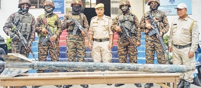 9 ft long rocket with 200 Kg detonator recovered in CCpur