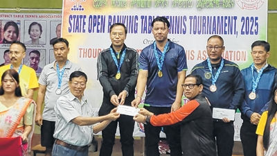 Thokchom Bincy clinches third gold in State Open Ranking TT Tournament