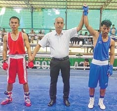 Laishram Jackson Singh wins gold in 3rd Governor's Cup Boxing Championships