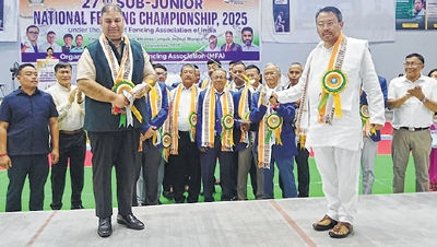 27th Sub-Junior National Fencing Championship underway in Imphal