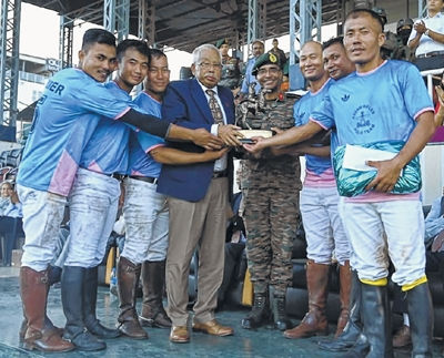 38th N Hazari and Dr N Tombi Polo : S Bon Bon guides Assam Rifles Polo Team-A to title triumph