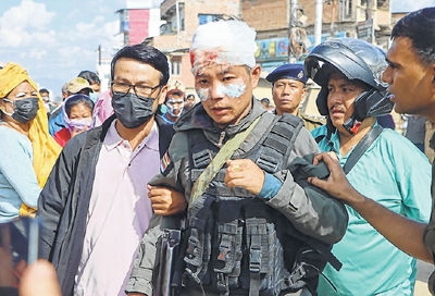 Protest escalates, protesters take cops captive, free them