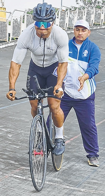 Governor's Cup Cycling Championship : Salam Sanathoi wins Elite Men's 1 km time trial gold