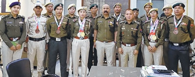 DGP fetes Manipur Police's masters athletes following Asian Championship success