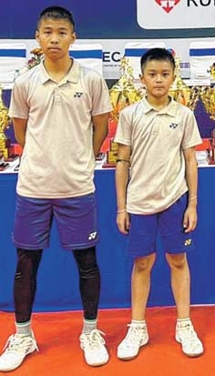 Shannon- Devasis reach doubles final at 4th Mini National Badminton C'ships