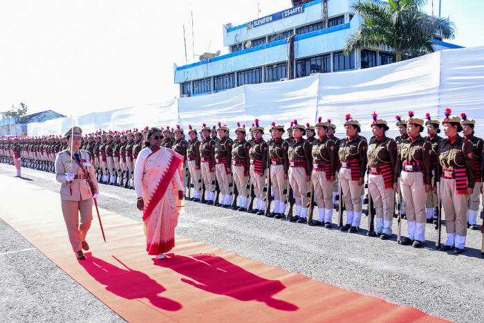 President of India, Droupadi Murmu at Imphal, Manipur on a two-day visit to Manipur :: December 11, 2025