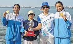 Oinam Bharati, Huidrom Malemyaima win Manipur double sculls gold at Rowing Nationals