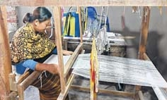 Widow shows the way with yam, clothes from pineapple leaves