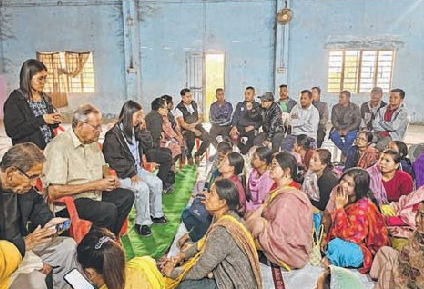 Sunbird Trust team visits Akampat IDP camp