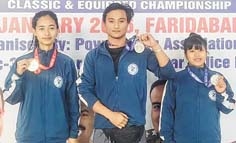 Leikhomba, Velena secure Powerlifting gold medals