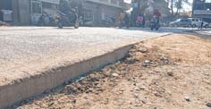 Rigid pavement roads : Safety protocol not heeded